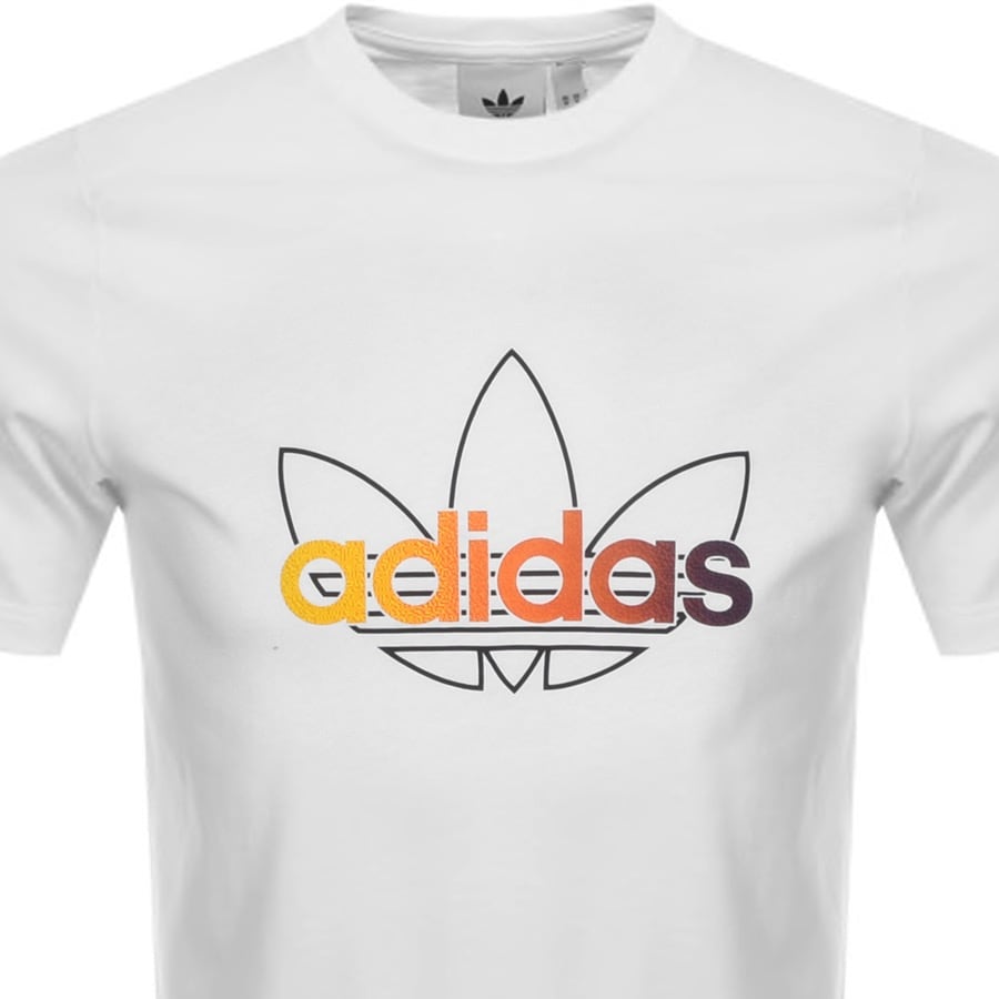 Alternative Image for Productadidas Originals Sport Logo T Shirt White2